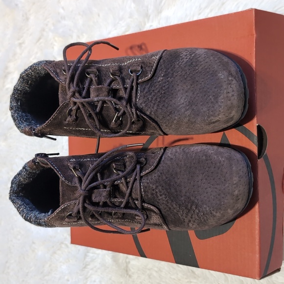 Propet Delaney Brown Suede Leather Lace Up Boots Size 6.5 Wide - Picture 3 of 12